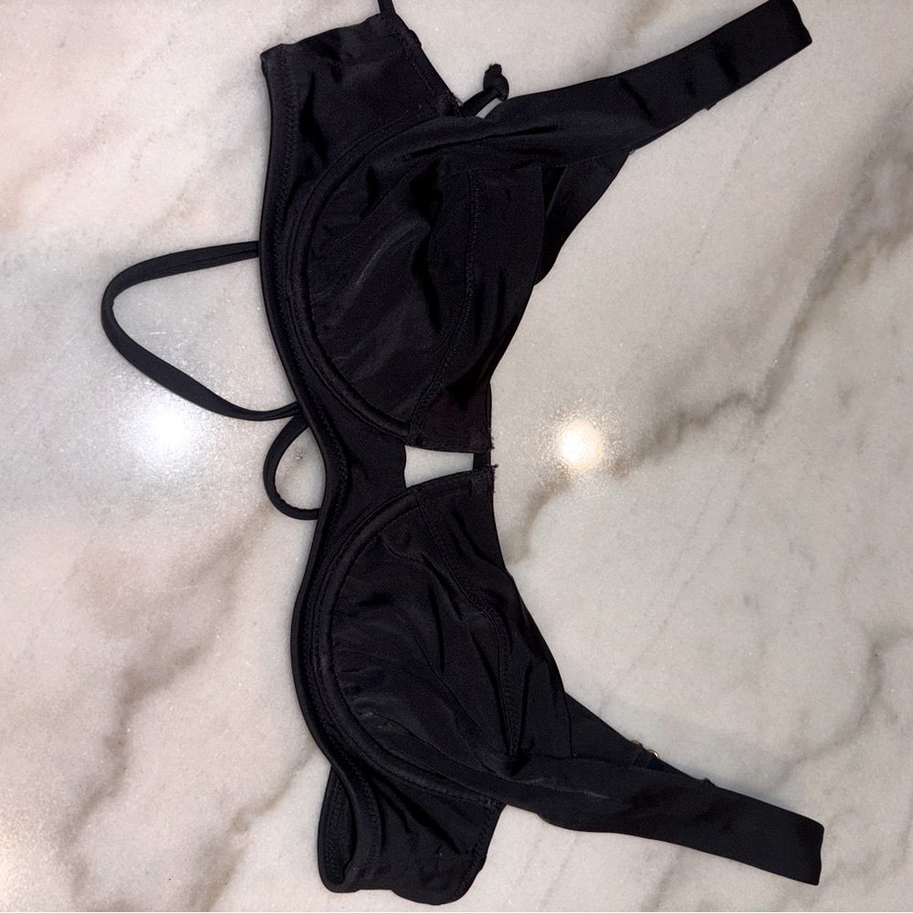 Sample Victoria's Secret Black Swim Bra